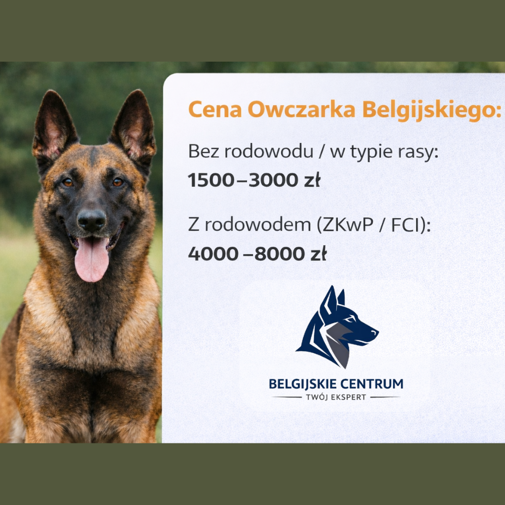 Cena owczarka belgijskiego